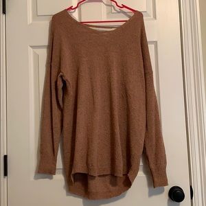 Detailed-back sweater/tunic